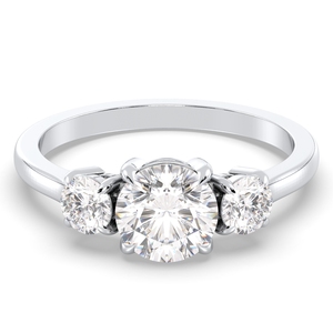 Bijoux REYES originaux OEM ODM, créations personnalisées, bagues de fiançailles en or massif 14 carats et moissanite pour femmes, fabricant de bijoux. - Product Image 1