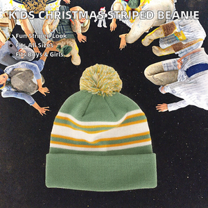 Warm Knitted Men Beanie <b>Hat</b> Embroidery Custom Logo Beanie Caps - Product Image 2