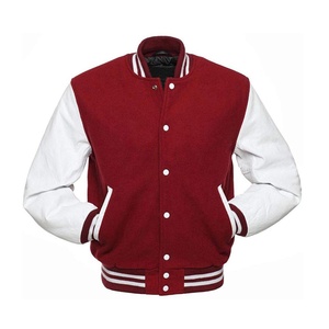 Top Trending Men's Varsity <b>Jackets</b> High Quality <b>Winter</b> <b>Leather</b> Sleeves with Wool Body Customizable Soft-Shell <b>Jackets</b> - Product Image 2