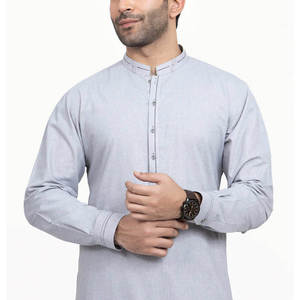 High Wrinkle-Resistant <b>Men's</b> <b>Kurta</b> Set Premium Breathable Cotton Shalwar Kameez Quick Dry Soft Finish Traditional <b>Men's</b> Apparel - Product Image 4