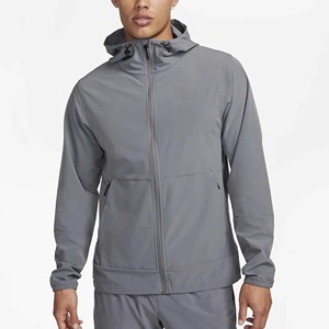 Men's Hooded Solid Windproof Polyester/Nylon Windbreaker Jacket Autumn Outdoor Zipper Closure Regular Fit High Street - Product Image 4