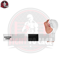 Bandes de boxe blanches Pro en gel, rembourrées, protection des jointures, bracelet réglable, entraînement MMA, écologiques, absorption des chocs, demi-enveloppements