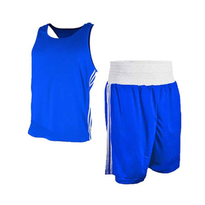 Nouvelle conception, uniforme de boxe 100% polyester pour hommes, meilleure qualité, logo personnalisé imprimé, uniforme de boxe - Product Image 1