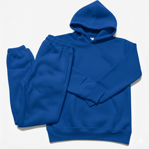 Conjunto de Sudadera con Capucha y Pantalón de Chándal Oversize de Alta Calidad para Hombre, con Bordado Personalizado, Felpa Francesa de 380GSM, Venta al por Mayor, Ropa Urbana Lisa - Product Image 2