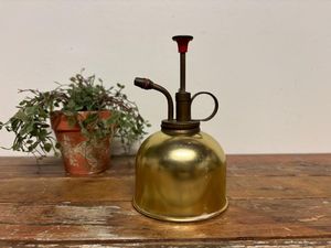 Brass Watering Can White Ceramic Body Durable Design For <b>Gardening</b> - Product Image 6