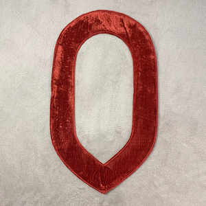 Collier Maçonnique Plaqué Or 2024 à Vente Chaude avec Épingle de Sûreté et Doublure en Velours Rouge, Tissu Personnalisable - Product Image 5