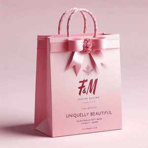 High End Flower <b>Pattern</b> <b>Paper</b> Shopping Bags Custom Logo Gift Packaging for Clothing Boutique Retail Wholesale Supplier - Product Image 5