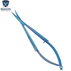 Premium Micro Scissors Stainless Steel Precision Fine Tip Microsurgical <b>Instrument</b> for Microvascular <b>Neurosurgery</b> Ophthalmic ENT - Product Image 2