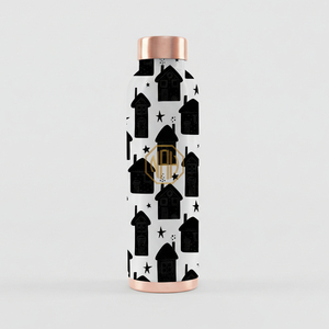 Botella de Agua Reutilizable Ecológica de Cobre Puro Hecha a Mano de 950 ml, la Más Vendida |   Vajilla Resistente a la Oxidación y Libre de BPA, Suministro de Exportación de Fábrica - Product Image 2