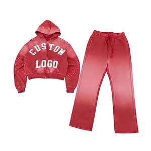 Conjunto de forro polar personalizado al por mayor de fábrica, chándal de nailon con forro de algodón para marcas y minoristas de ropa estadounidenses - Product Image 6