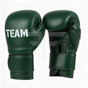 Gants de boxe personnalisés, design gagnant, % cuir véritable, gants d'entraînement professionnels, évacuation de l'humidité, fermeture à boucle, adulte - Product Image 2
