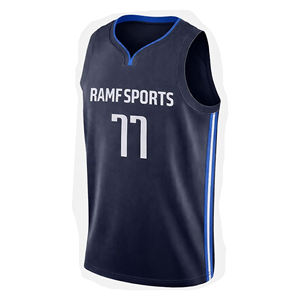 Ensemble de maillots de basket-ball personnalisés avec impression par sublimation, nom et numéro du joueur personnalisés, vêtements de sport pour équipe de basket-ball - Product Image 2