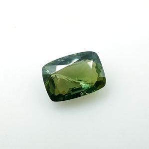 Saphir naturel vert bleu turquoise, taille coussin, 7x5x3 MM, 1,14 carat, pierre non montée - Product Image 1