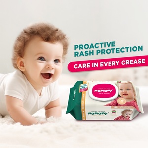 Gentle Skin Coco Phosphatidyl PG-Dimonium Chloride Mamamy Tropical Baby Diaper Changes Cleaning 100 Pieces Classic Wet Wipes - Product Image 3