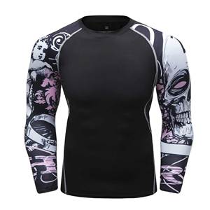 Maillot de bain unisexe haute performance à compression, coupe ajustée, protection UPF+50, séchage rapide, personnalisable avec logo, idéal pour l'entraînement et les activités aquatiques. - Product Image 3