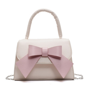 Nuevos Bolsos de Mano con Lazo y Cadena Metálica, Bolsos Cruzados Grandes con Lazo para Mujer - Product Image 4