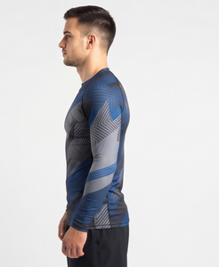 Camiseta Deportiva Sublimada para Hombre, Manga Larga, Cuello Redondo, Camiseta Sublimada Camparsion, Informal, 100% Poliéster, Camiseta para Correr - Product Image 3