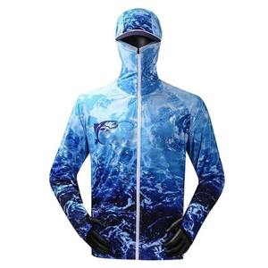 Sudadera con Capucha de Pesca de Manga Larga de Microfibra de Alta Calidad, Lisa, con Protección UV, de Secado Rápido, Transpirable - Product Image 2