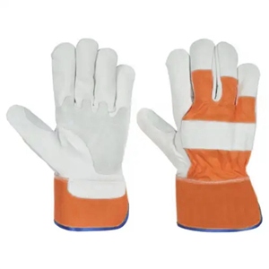 ถุงมือหนังวัวคุณภาพสูงบุผ้าฝ้าย สวมใส่สบาย ป้องกันไฟฟ้าสถิตย์ สำหรับงานอุตสาหกรรมและทำสวน - Product Image 5