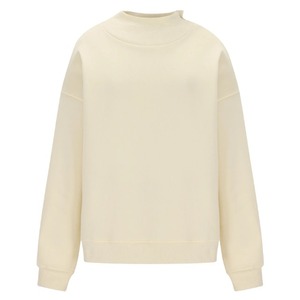 Sweat-shirt col montant 100 % coton léger, décontracté, avec impression personnalisée sur le devant, couleur unie, service OEM, séchage rapide, respirant, hiver - Product Image 2