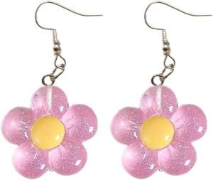 Handmade Designer <b>Resin</b> <b>Crafts</b> Earrings Luxury Finish Artistic Craftsmanship Fashion Styling Durable Fashion Accessories - Product Image 1