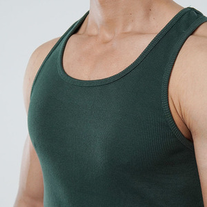 Men's Navy <b>Blue</b> Knitted Sleeveless Tank <b>Top</b> O-Neck Solid Color Casual Wear - Product Image 5