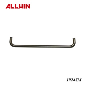 Toallero Curvo para Puerta de Ducha, de Latón Dorado, Montado en la Pared, 19 cm, para Baño, ALLWIN R1924 - Product Image 4