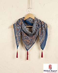 Foulard en Soie Personnalisé de Luxe Imprimé pour Femme, Léger, Carré, Tissu Tendance, Fournisseur OEM en Gros - Product Image 5