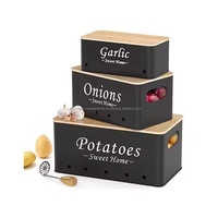 Organisateur de cuisine multifonctionnel en acier inoxydable, classique et moderne, avec couvercle en bois, écologique, pour la conservation de la fraîcheur des aliments