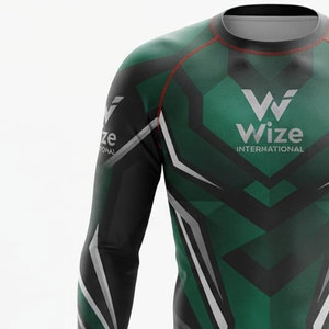ODM customized High Quality Custom Rash Guard <b>Men</b> Wholesale Spandex Bjj Rash Guard Surfing Diving <b>Compression</b> <b>Shirts</b> - Product Image 4