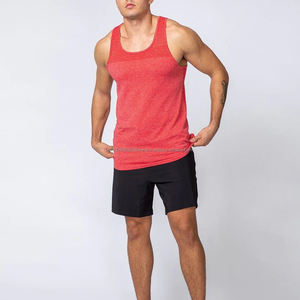 Summer Back Gym Stringer Tank <b>Top</b> <b>Men</b> Cotton Clothing Bodybuilding Sleeveless Shirt Fitness Vest Muscle Singlets for Workout - Product Image 3