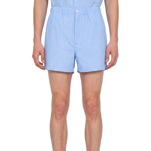 Pantalones Cortos de Lona para Hombre, Estilo Urbano, Azules, de Secado Rápido, Impermeables, Transpirables, de Color Sólido, Cintura Elástica, Cintura Media, Cómodos - Product Image 6
