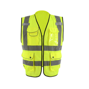 Chaleco de Seguridad Reflectante Personalizado al por Mayor, Ropa de Alta Visibilidad con Reflejo de Alta Intensidad - Product Image 1