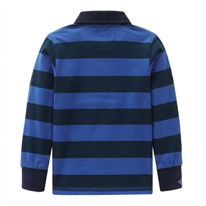 Chemise de rugby vintage à manches courtes pour homme, vêtements de sport décontractés, bleu marine, toile respirante, durable, confortable - Product Image 2