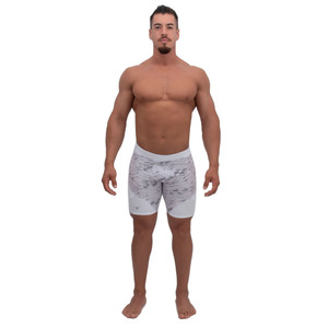 Pantalones Cortos Deportivos de Compresión para Hombre, de Secado Rápido, Ecológicos, con Cintura Elástica, para Gimnasio, Entrenamiento, Running, Diseño Estampado - Product Image 1