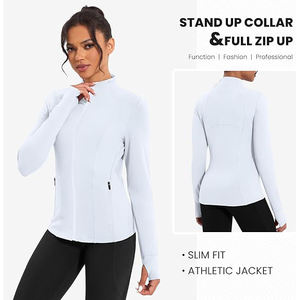 Cárdigan de Yoga Largo para Mujer, Frente Abierto, Manga Larga, Corte Holgado, Transpirable, Nailon y Spandex, Prenda Ligera para Combinar en Capas - Product Image 2