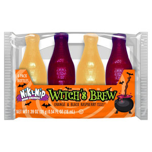 Vente en gros de bonbons Nik L Nip Wax Bottles, bonbons liquides sucrés au sirop de maïs et cire raffinée, saveurs assorties, friandise nostalgique pour enfants, lot en vrac - Product Image 3