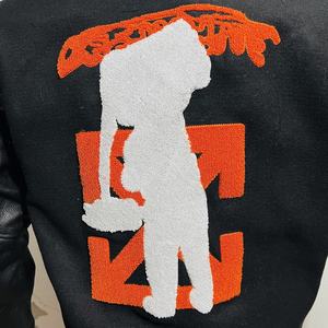 Custom design chenille embroidery patches wool leather varsity <b>baseball</b> <b>jacket</b> <b>for</b> <b>men</b> customised letterman <b>jacket</b> <b>for</b> <b>men</b> - Product Image 6