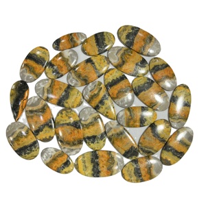 Pierres précieuses en vrac de qualité AAA + Grade Bumble Bee Jasper Bijoux de pierres précieuses naturelles de qualité incroyable au prix de gros - Product Image 4