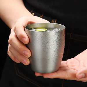 4 Size Hammered Stainless Steel Glass Set <b>Reusable</b> Metal Drinking Tumbler Shatterproof Water Juice <b>Cup</b> Restaurant Tableware - Product Image 6