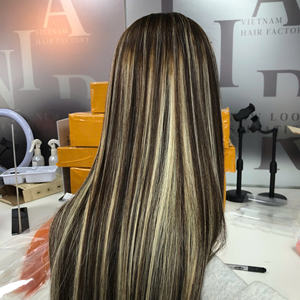 Super calidad 100% solo donante vietnamita largo Bonstraight extensiones de cabello precio de fábrica precio competitivo Color de piano - Product Image 3