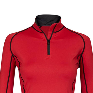 Camisas de equitación para mujer con nuevo diseño, alta calidad, secado rápido, transpirables, con logotipo frontal y paneles de malla. - Product Image 5