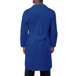 Blouse de laboratoire pour hommes en coton, polyester et élasthanne, usage hospitalier, couleur unie, couleur personnalisable, manches courtes, élégante - Product Image 4