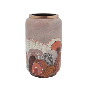 Nuevo Florero Decorativo de Metal con Acabado Esmaltado para Sala de Estar, Decoración de Mesa para el Hogar, Hecho a Mano, Personalizado, al por Mayor - Product Image 3