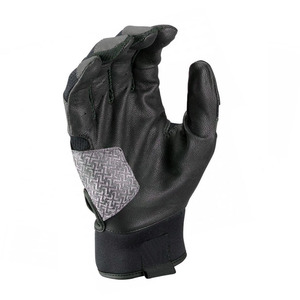 Gants de baseball personnalisés en cuir noir antidérapants à haute adhérence pour jeunes joueurs de softball en extérieur - Product Image 2