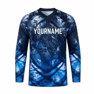 เสื้อเจอร์ซีย์ BMX ระบายอากาศได้ดี ออกแบบลายแบบ Sublimation แขนยาว ยูนิเซ็กซ์ ชุดกีฬามอเตอร์ครอส แห้งเร็ว ยืดหยุ่นได้ - Product Image 6