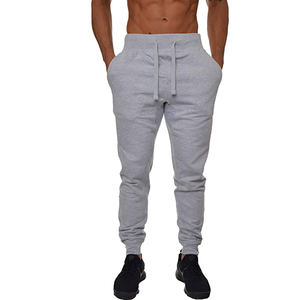 Pantalon de sport d'été pour homme en pur coton, taille mi-haute, imprimé, respirant, coupe ample, grande taille, jambe fuselée, jambe droite, style décontracté - Product Image 1