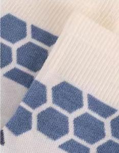 <b>Men's</b> Crew <b>Socks</b> Jacquard Knitted Solid Breathable <b>Sports</b> Summer Cotton Polyester Spandex Anti-Slip - Product Image 4