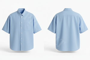 Camisa de Vestir 2026, Nueva, de Manga Corta, con Botones, Informal, de Oficina, Verano, Mezcla de Algodón, Transpirable, con Bolsillo - Product Image 2