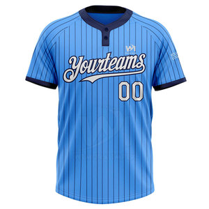Dernier style, service OEM, maillot de baseball à deux boutons, vente en gros, concevez votre propre maillot de baseball à deux boutons à prix abordable - Product Image 2